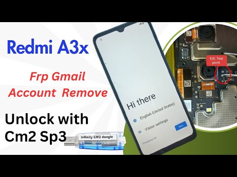 Redmi A3x Frp unlock, Gmail account remove with Cm2 Redmi A3x Frp unlock, Gmail account remove with Cm2