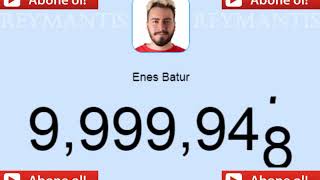 Enes Batur 10 Milyon Oluşu