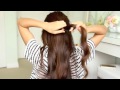 Easy 5 Min Hairstyle ♥ Faux Puff Braid Hair Tutorial