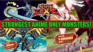 Yu-Gi-Oh Zexal: 15 STRONGEST Anime Exclusive Monsters! (Highest Attack)