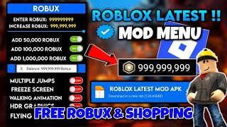 New Roblox Mod Menu Apk V2.695.956 2025 Unlimited Robux, Fly & God Mode Roblox Mod Menu