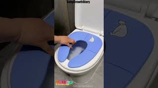 Is Your Child Ready For Potty Training? The Kids Baby Folding Potty Seat Cover Can Make It Easier