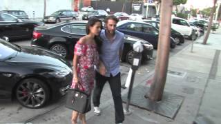 Jordana Brewster Outside Craigs Restaurant In West Hollywood