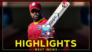 Highlights| West Indies vs Sri Lanka | Bravo's century and WI series win | 3rd CG Insurance ODI 2021