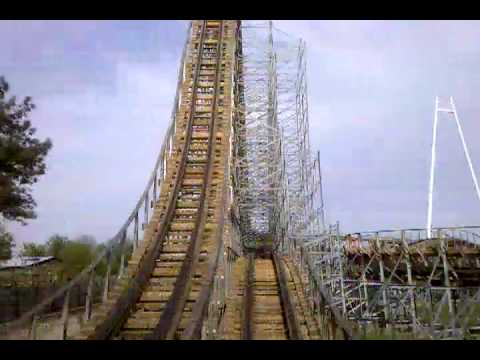 cheetah roller coaster front seat POV view @ Wild Adventures 04-17-2010