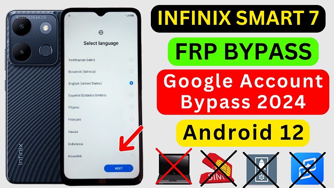 Infinix Smart 7/ 7 HD FRP Bypass Android 12 | Infinix Infinix Smart 7/ 7 HD FRP Bypass Android 12 | Infinix