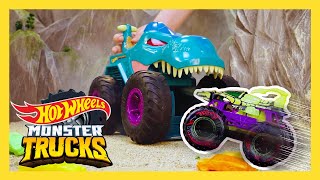 Avoid The Mega-Wrex Dragon At All Costs Monster Trucks Tournament Of Ans