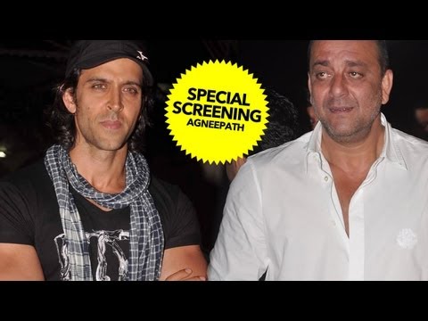 Hrithik Roshan Sanjay Dutt Rishi Kapoor's Agneepath Special Screening