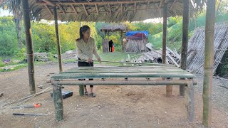 Living In The Forest Alone Making A Bed From Bamboo And A Surprise Gift From A Mysterious Person