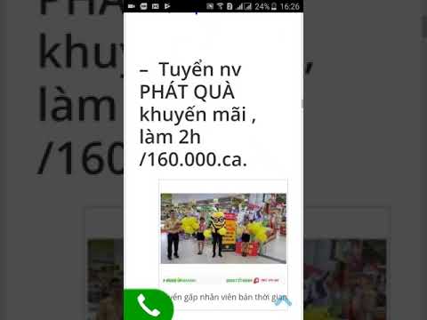 Việc Làm Bán Thời Gian-Nhận sinh viên làm thêm