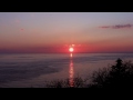 北海道知床ウトロ プユニ岬から見た夕日