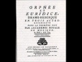 Gluck Christoph Willibald - " Ouverture " d'après Orphée et Eurydice