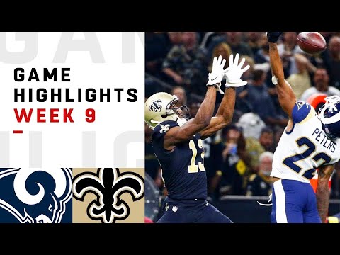 Rams vs. Saints Week 9 Highlights | NFL 2018