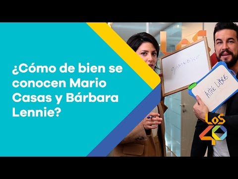 ¿Cómo de bien se conocen Mario Casas y Bárbara Lennie?