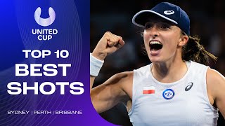The Top 10 BEST SHOTS 💥 from the 2023 United Cup