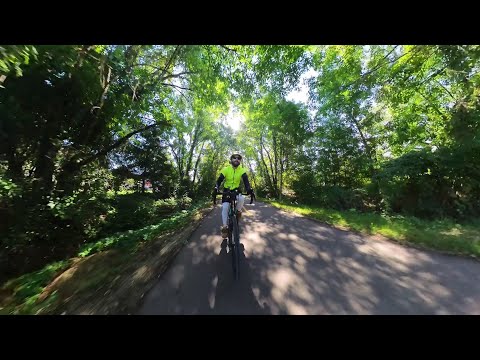 First day with Insta360 X3 - 100km bike ride