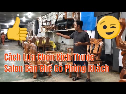 Cách Lựa Kích Thước Bàn Ghế Gỗ Phòng Khách | Chuẩn 100% Nội Thất Thịnh 0938 993 302 (mr Thịnh)