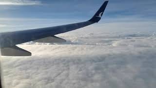 Uçak camından bulutların güzelliği, Süper manzara