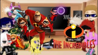 MHA (with Mr Incredible) react to Incredibles