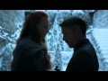 Sophie Turner Sansa Stark Littlefinger Game of Thrones Kiss
