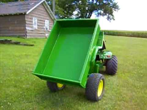 Dirt Built Heavy Duty Dump Cart - YouTube