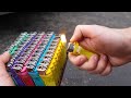 EXPERIMENT: CAR VS RAINBOW TOOTHPASTE