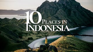 10 Amazing Places to Visit in Indonesia 🇮🇩  | Indonesia Travel 