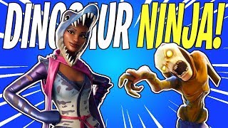NEW Dinosaur Event Ninja! Paleo Luna Hero Review | Fortnite Save The World