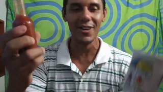 Desafio Comprido. Homem Bebe 1 Garrafa De Molho De Pimenta