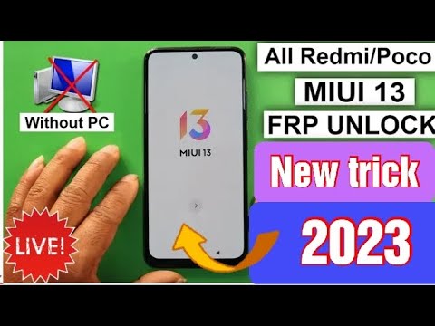 All Redmi/Poco Miui 13 Frp Bypass | Unlock Google All Redmi/Poco Miui 13 Frp Bypass | Unlock Google