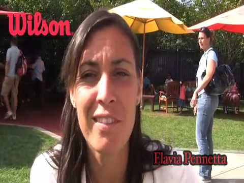Wilson テニス On Tour with Flavia Pennetta- 全米オープン 2009: Day 4