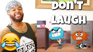 Dirty Adult Joke Compilation The Amazing World of Gumball | Try Not To Laugh Reaction