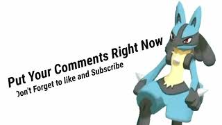 Lucario Does Everything What The Comments Say, Place Your Comments Now