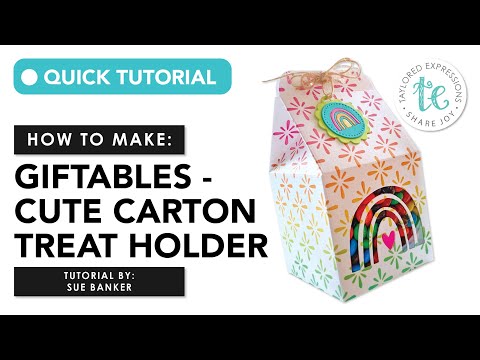 Giftables - Cute Carton Die Set Giftables - Cute Carton Die Set