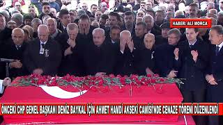 Deniz Baykal Için Ankara Ahmet Hamdi Akseki Camisinde Cenaze Töreni Düzenlendi.