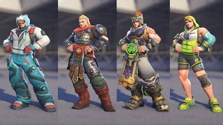 Zarya All Legendary & Epic Skins Overwatch 2