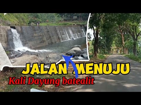 jalan menuju kali dayung batealit