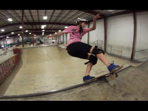 Susie Heath Shreds Ollies Skatepark!