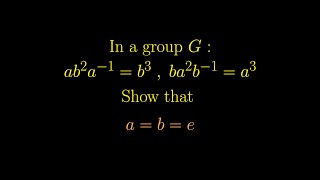 Group Theory, Basics, Problem 6, #shorts