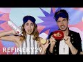 Joey Graceffa What's In My Mouth Challenge With Lucie Fink | YouTube Challenges | Refinery29 Joey Graceffa What's In My Mouth Challenge With Lucie Fink | YouTube Challenges | Refinery29