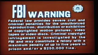 Red FBI Warning screen Fox