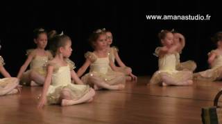 Ecole de danse Amana Studio - spectace 2017 - eveil à la danse 4/5 ans