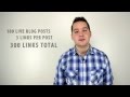 Backlink Build: Blog Network Package