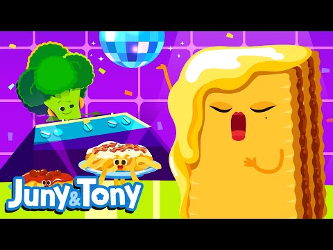 Pasta Party | Food Song for Kids | Funny Song Sing Together | Juny&Tony by KizCastle