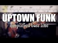 Uptown Funk - Mark Ronson ft. Bruno Mars | Simplified bass line with tabs #7