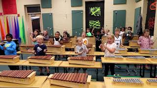 The High Low Song- Teaching high vs low to first graders using Orff instruments