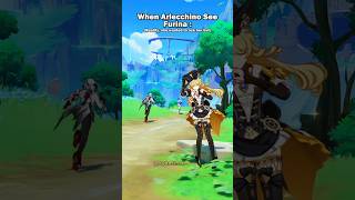 Arlno See Furina For The First Time Genshin Impact