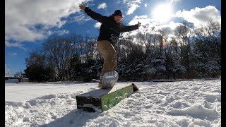 Ambition Snowskate Backyard Montage!