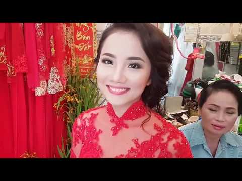 Trang điểm cô dâu lung linh trong trang phục áo dài truyền thống, by Áo cưới Makeup Nguyễn Tâm