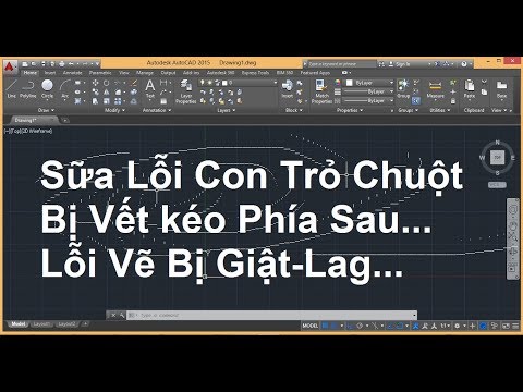 Sữa Lỗi Con Trỏ Chuột Kéo Theo Phía Sau, Lag Và Giật Trong Autocad Mới Nhất
